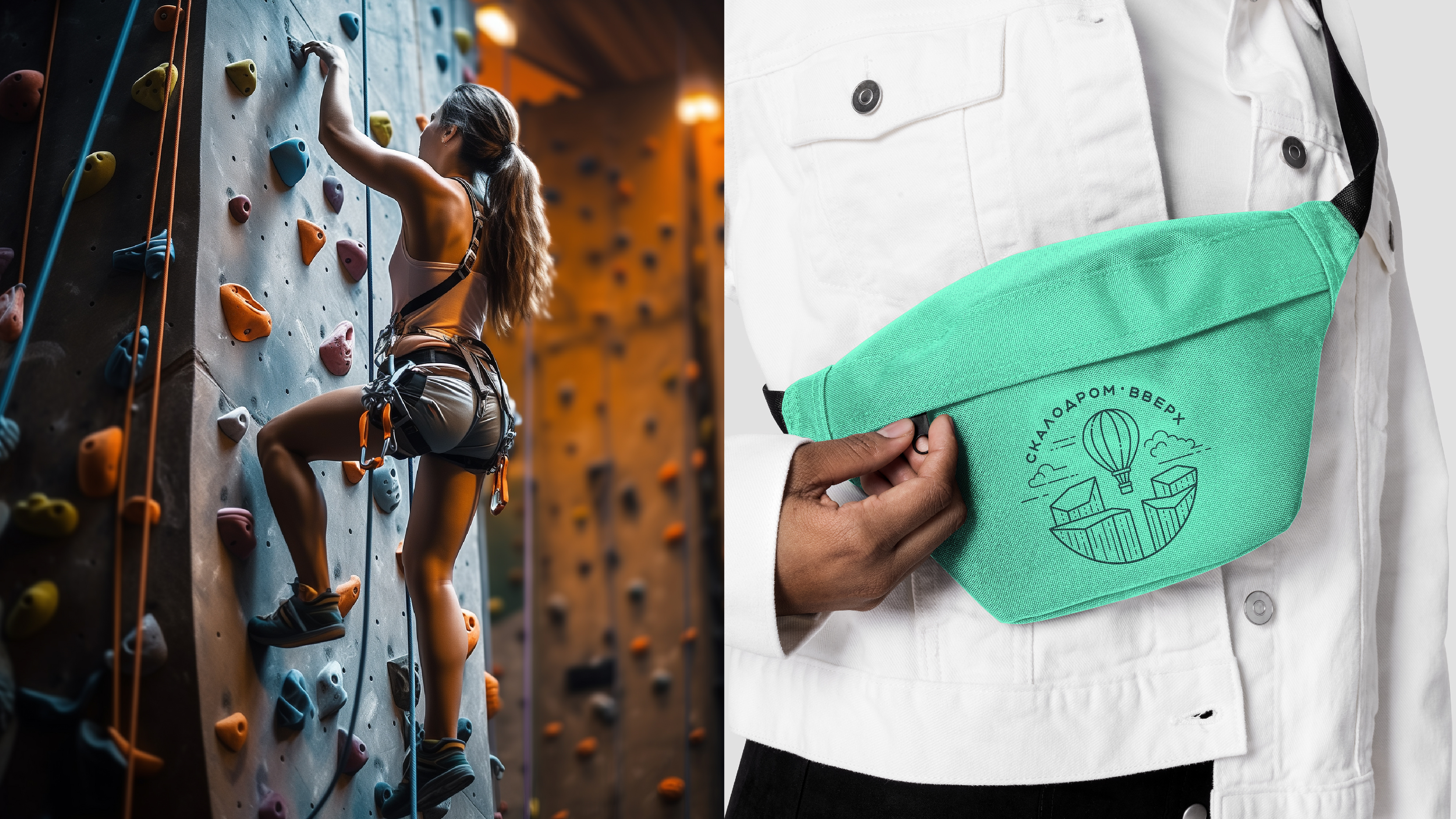 Skalodrom UP by aoie studio, 2022. A climbing gym and school for children and adults in Yekaterinburg.